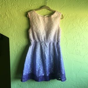 H&M  purple ombre lace dress